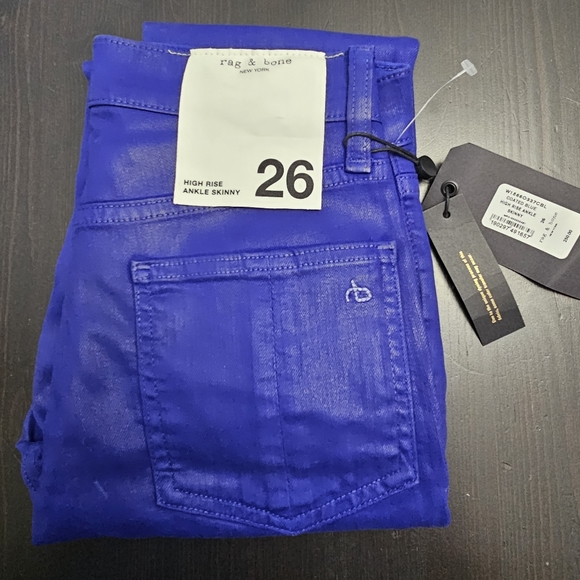 NWT RAG & BONE NY HIGH RISE ANKLE SKINNY JEANS - Picture 2 of 6